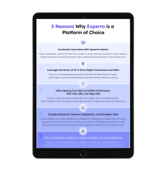 5 Reasons Why You Should Choose Experro 5 Reasons Why You Should Choose Experro