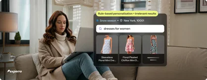 Banner of a blog by Experro on Why rule-based personalization not apt for today Banner of a blog by Experro on Why rule-based personalization not apt for today