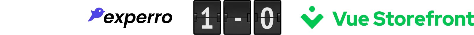 Experro beats Vue Storefront, hands down! Experro beats Vue Storefront, hands down!