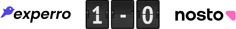 Experro beats Nosto, hands down! Experro beats Nosto, hands down!