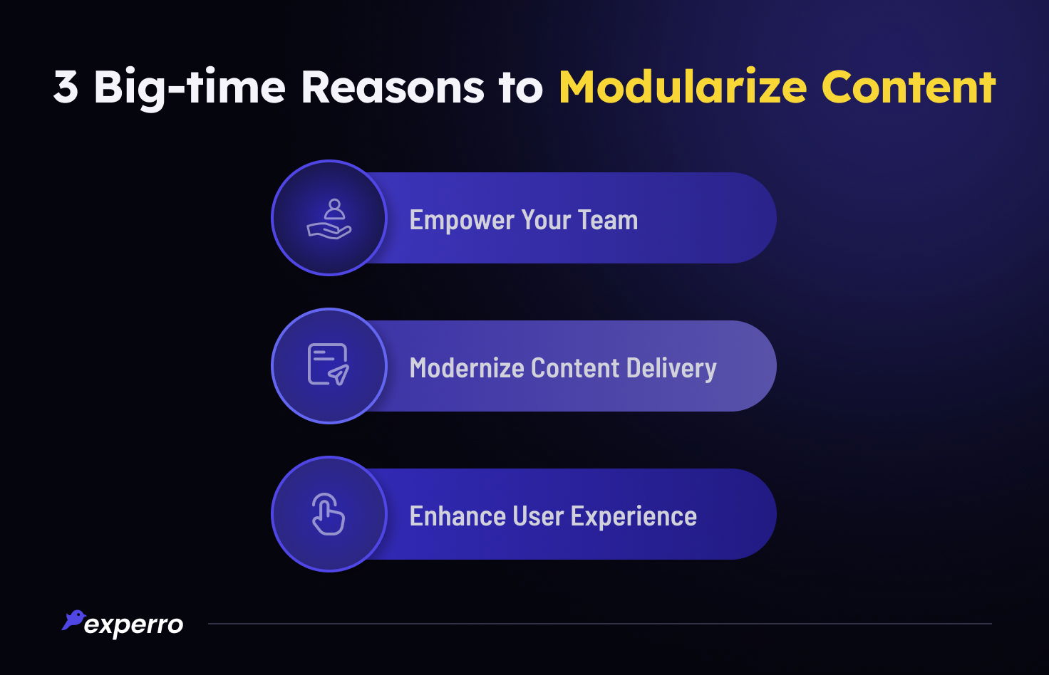 Why Should You Modularize Content?