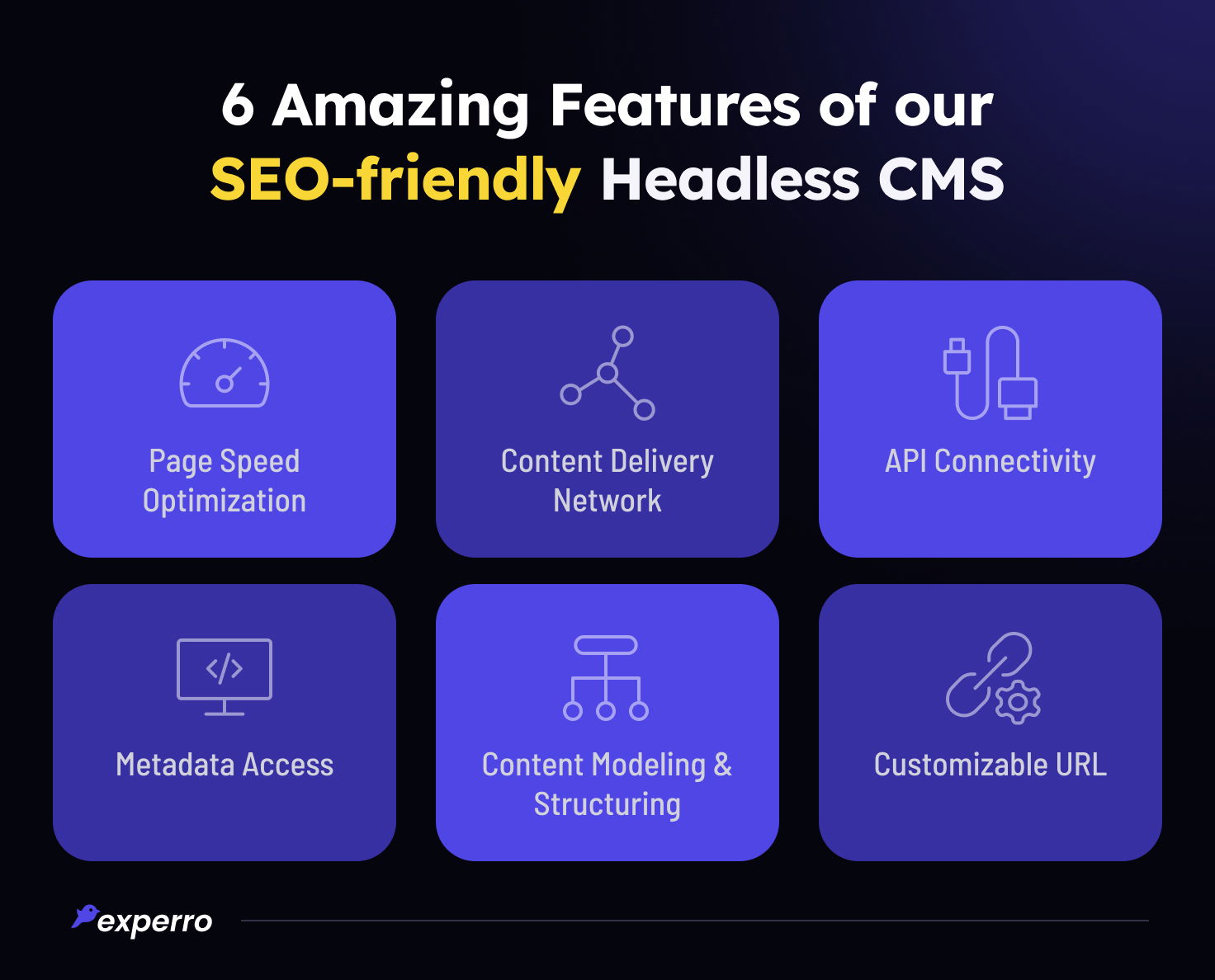 SEO Features of Experro Headless CMS