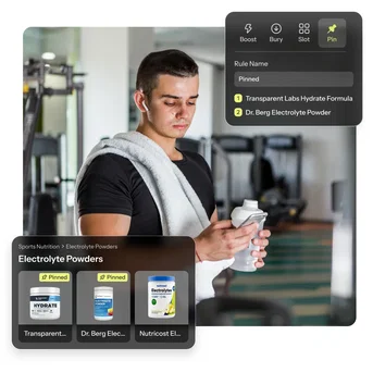 Healthcare, nutrition, wellness eCommerce product discovery by Experro Healthcare, nutrition, wellness eCommerce product discovery by Experro