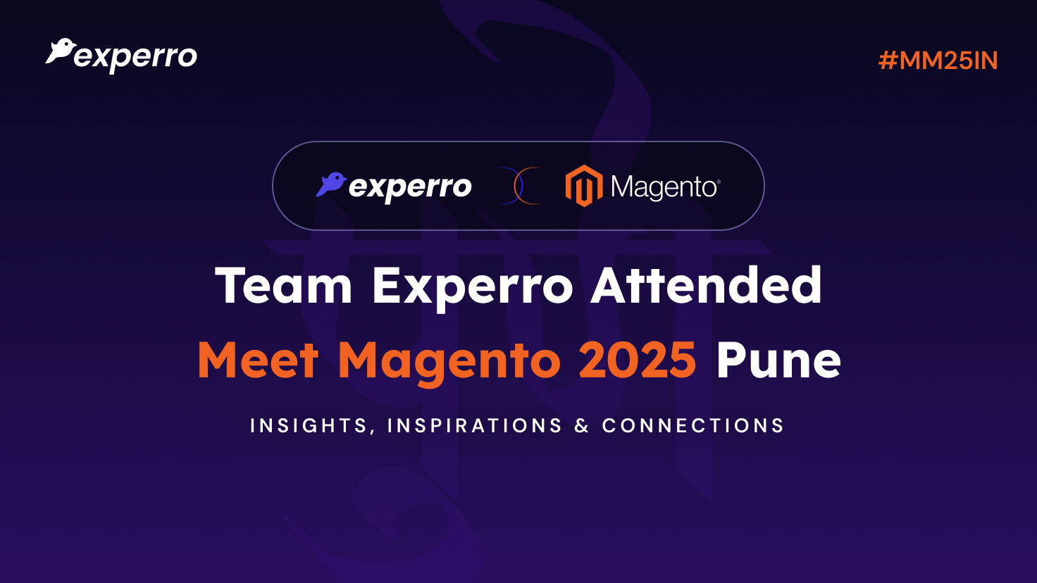 Team Experro Attended Meet Magento 2025 Pune