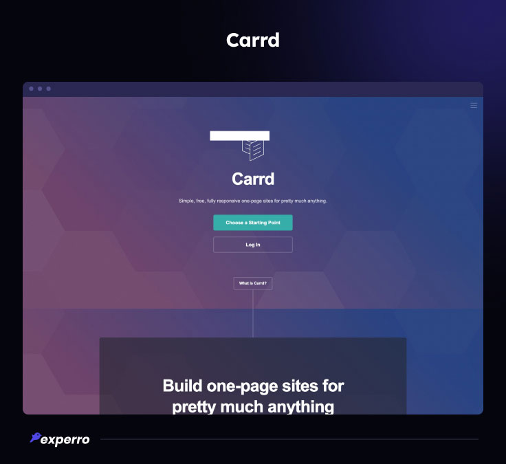 Carrd Website Builder