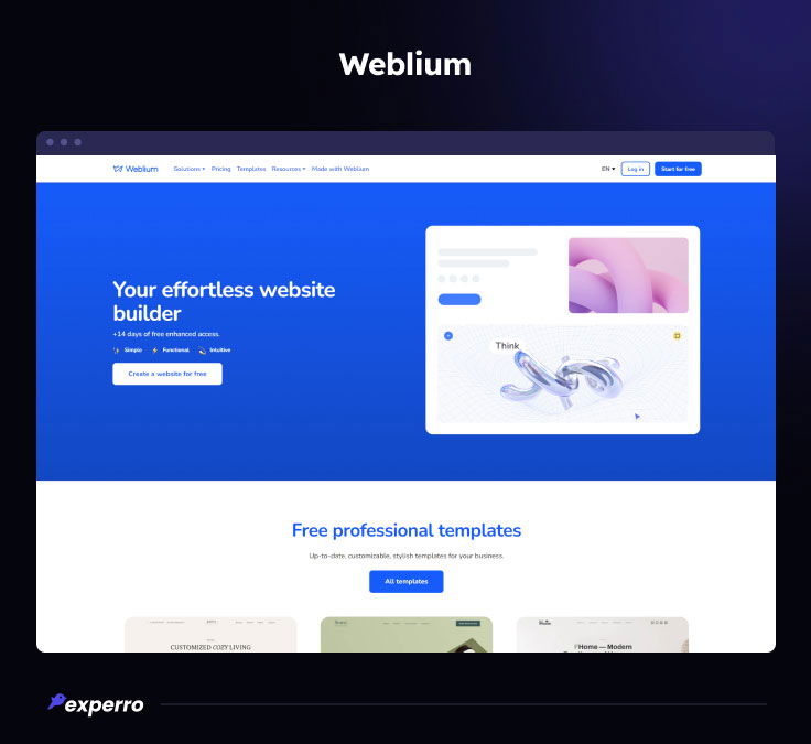 Weblium Website Builder