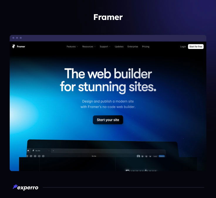 Framer Website Builder