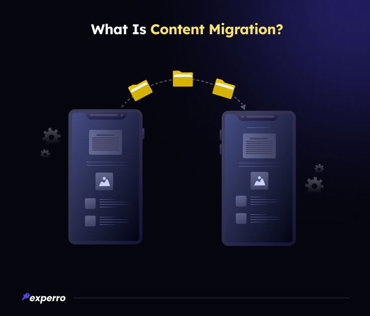 Explanation of content migration