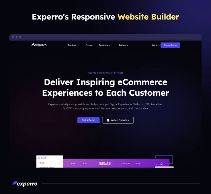 Experro Website Builder