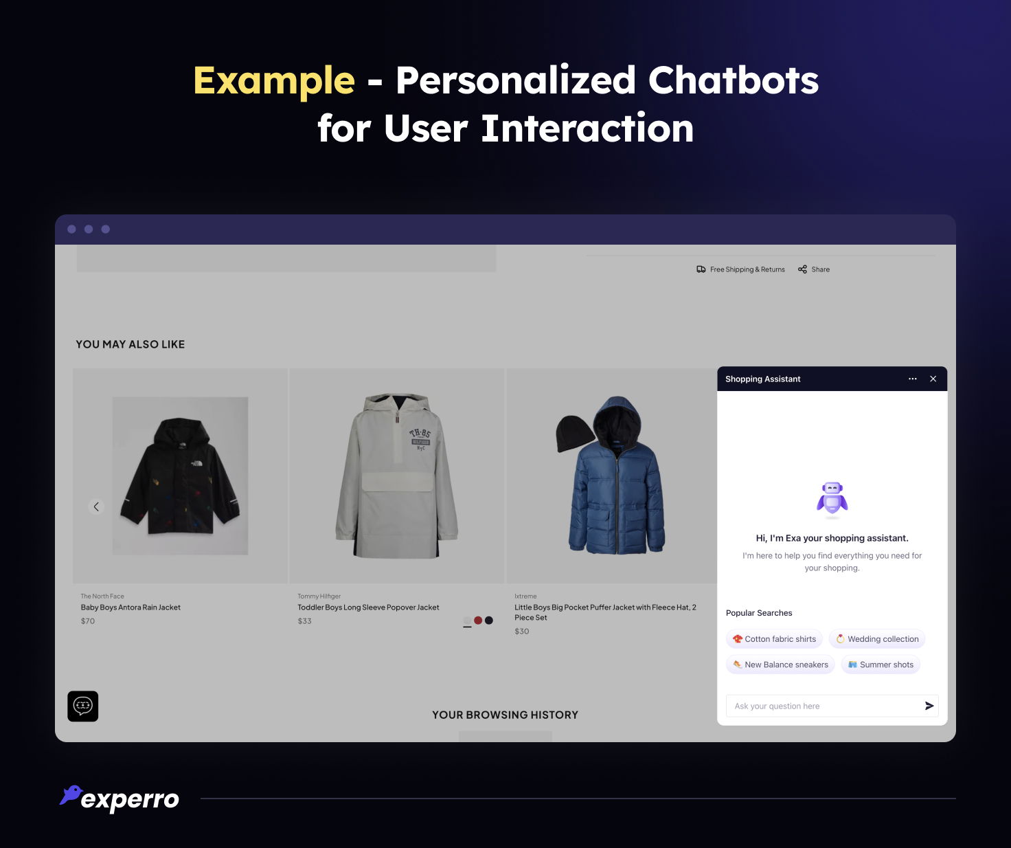 Example - Personalized Chatbots for User Interaction