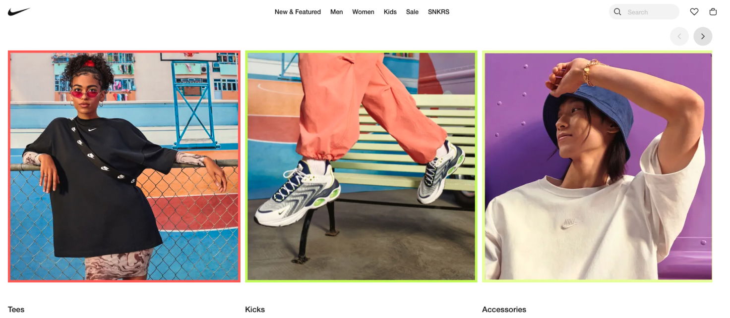 Nike Landing Page