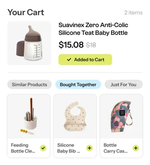 Let customers discover more products along the way Let customers discover more products along the way