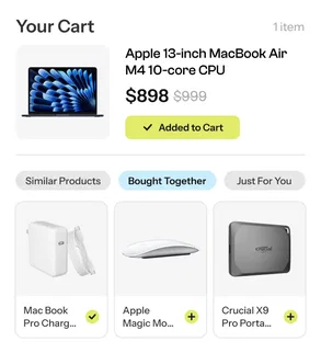 Recommendations for Bigger Carts when B2B and B2C are customers are buying appliances Recommendations for Bigger Carts when B2B and B2C are customers are buying appliances