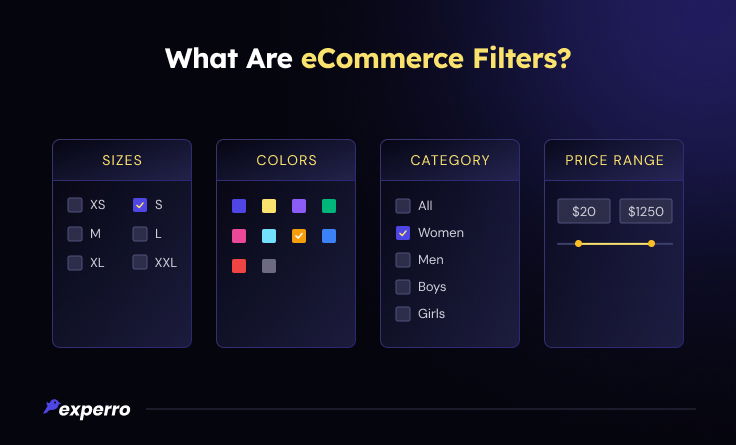 eCommerce Filters Meaning