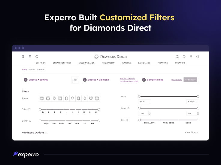 eCommerce Filters by Experro