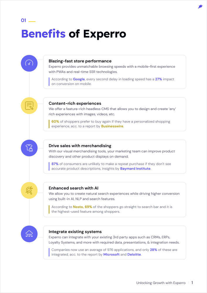 Unlocking Growth with Experro page 1 Unlocking Growth with Experro page 1