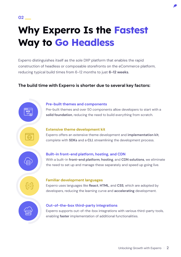 Unlocking Growth with Experro page 2 Unlocking Growth with Experro page 2